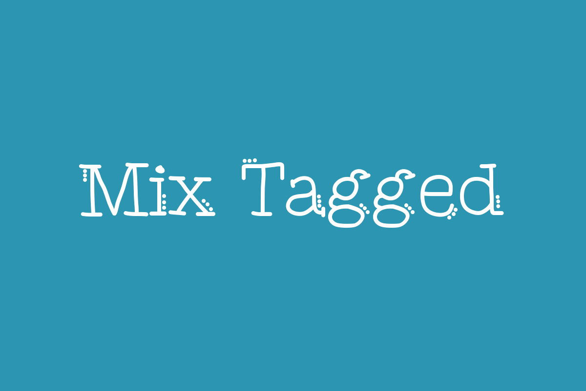 Mix Tagged Font